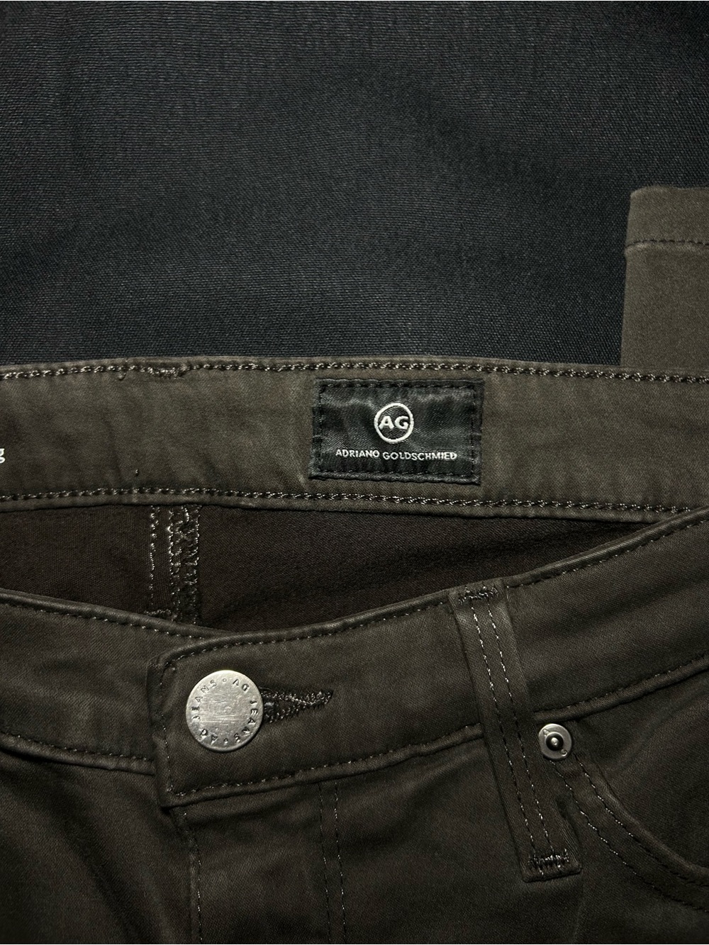 AG Ag Adriano Goldschmied Men's Dark Brown Jeans